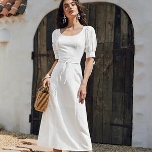 Brand new white summer dress from Shein